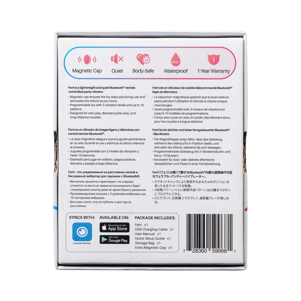 Lovense Ferri Bluetooth Remote-Controlled Panty Vibrator thumbnail 8