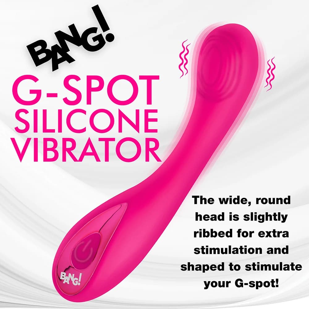 BANG! G-Spot Silicone Vibrator Pink thumbnail 9