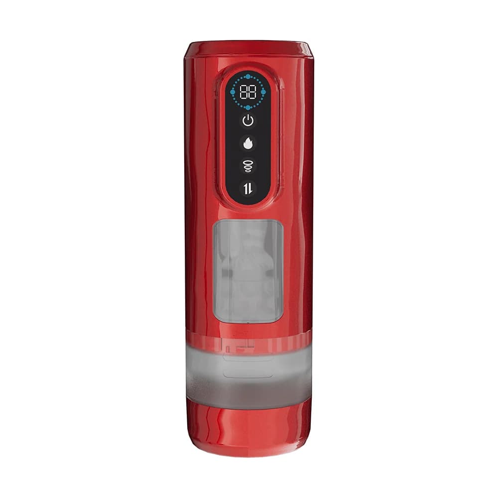 PUMPED Sensurge Automatic Rechargeable Heating Suction Masturbator Red thumbnail 3