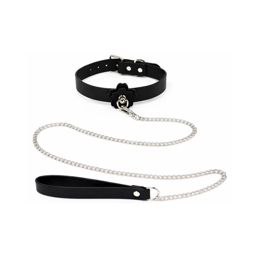 Heat Tease Flower Collar Black/Pink thumbnail 2