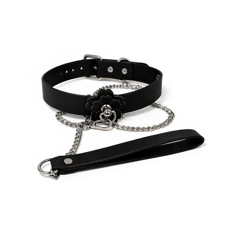Heat Tease Flower Collar Black/Pink thumbnail 3