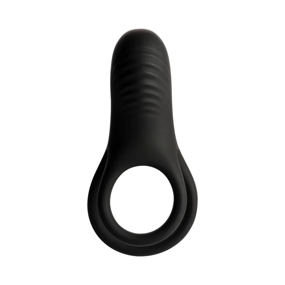 JOCK Enhancers Hard-On Vibrating Silicone C-Ring w /Clit Stim thumbnail 5