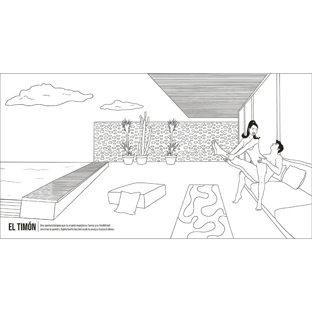 Kama Sutra Coloring Book: Libro para colorear (Spanish Edition) thumbnail 3